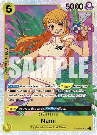 Nami (OP08-106) - Two Legends Foil - for just $1.70! 