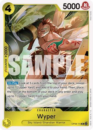 Wyper (OP08-110) - Two Legends Foil - for just $0.08! 