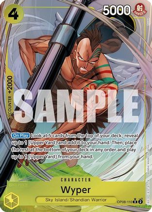 Wyper (Parallel) (OP08-110) - Two Legends Foil - for just $1.68! 
