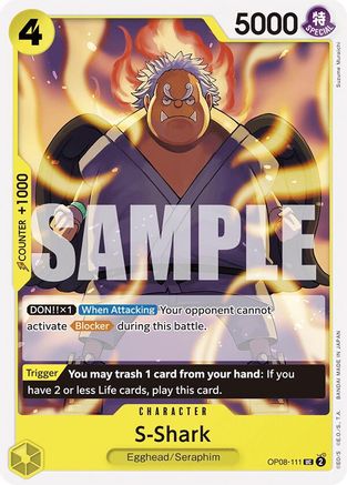 S-Shark (OP08-111) - Two Legends - for just $0.08! 