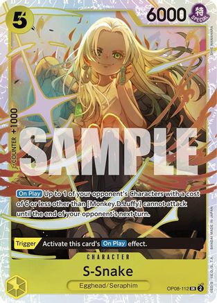 S-Snake (OP08-112) - Two Legends Foil - for just $0.25! 