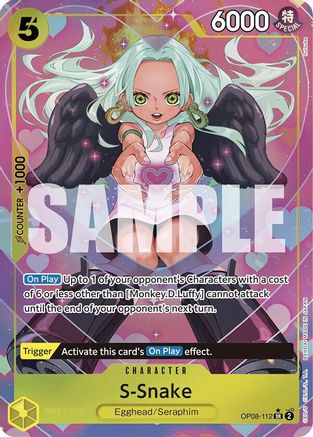 S-Snake (Parallel) (OP08-112) - Two Legends Foil - for just $4.33! 