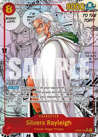 Silvers Rayleigh (Parallel) (Manga) (OP08-118) - Two Legends Foil - for just $317.85! 