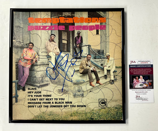 Otis Williams Signed & Framed Temptations: Puzzle People Vinyl With JSA COA - for just $150! 