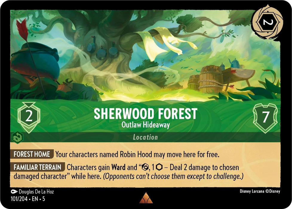 Sherwood Forest - Outlaw Hideaway (101/204) [Shimmering Skies] - for just $0.10! 
