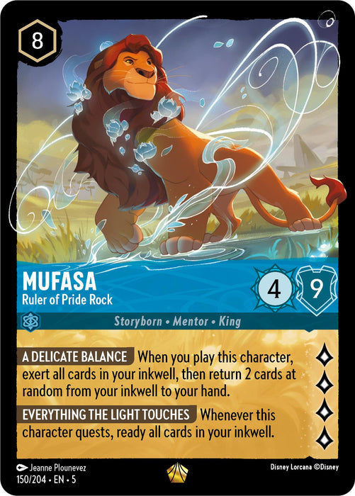 Mufasa - Ruler of Pride Rock (150/204) [Shimmering Skies] - Just $2.35! Shop now at Retro Gaming of Denver