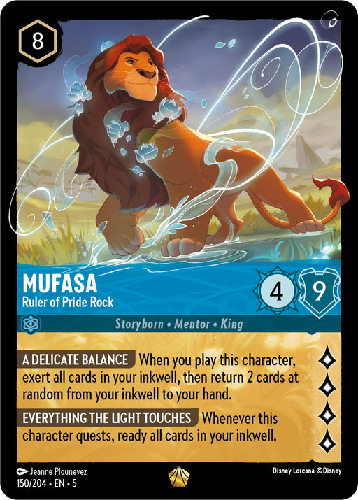 Mufasa - Ruler of Pride Rock (150/204) [Shimmering Skies] - Just $2.35! Shop now at Retro Gaming of Denver