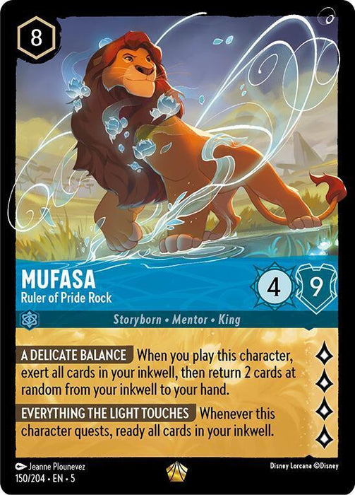 Mufasa - Ruler of Pride Rock (150/204) [Shimmering Skies] - for just $1.10! 