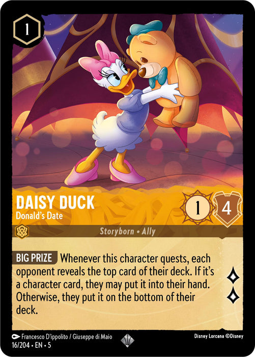 Daisy Duck - Donald's Date (16/204) [Shimmering Skies] - Just $2! Shop now at Retro Gaming of Denver