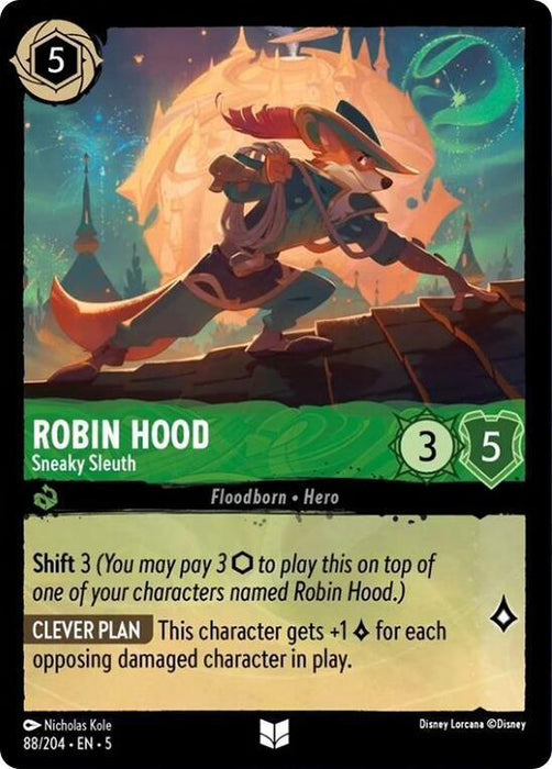 Robin Hood - Sneaky Sleuth (88/204) [Shimmering Skies] - for just $0.10! 
