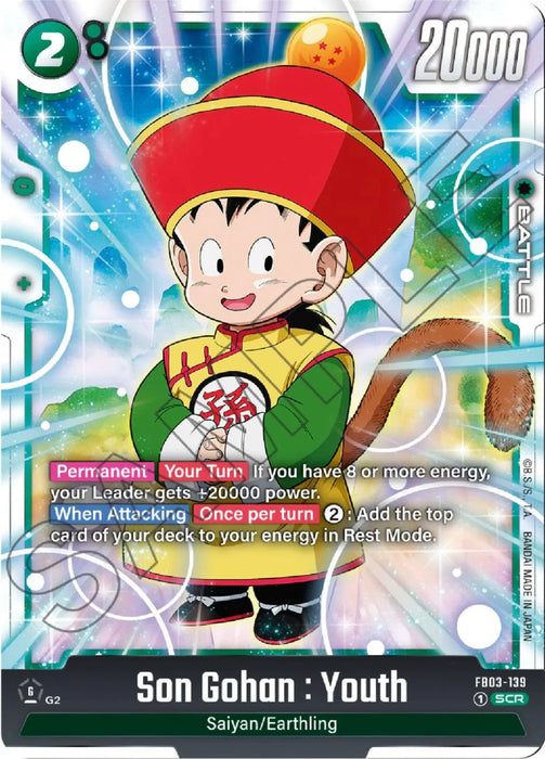 Son Gohan : Youth FB03-139 [Raging Roar] - for just $1.95! 