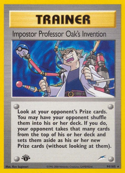 Impostor Professor Oak's Invention (94/105) [Neo Destiny 1st Edition] - for just $3! 