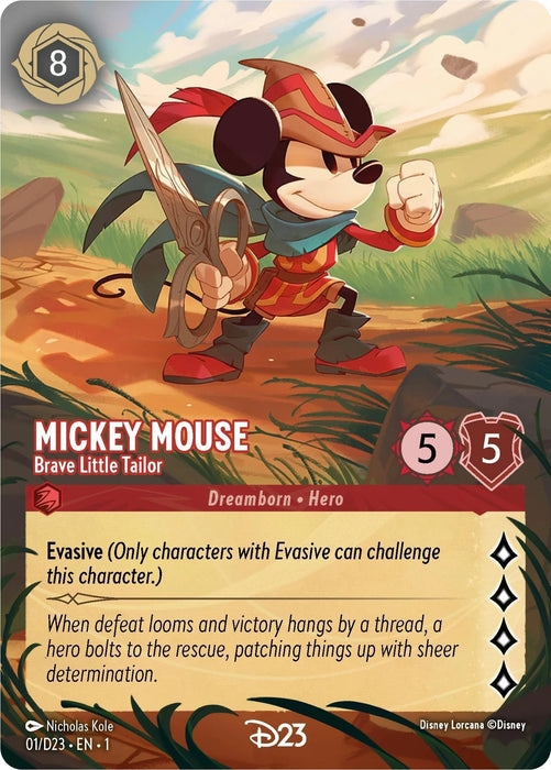 Mickey Mouse - Brave Little Tailor (Extended Art) (1) [D23 Promos] - for just $35.70! 