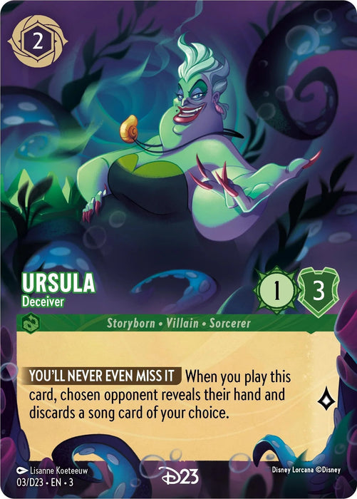 Ursula - Deceiver (3) [D23 Promos] - for just $18.35! 