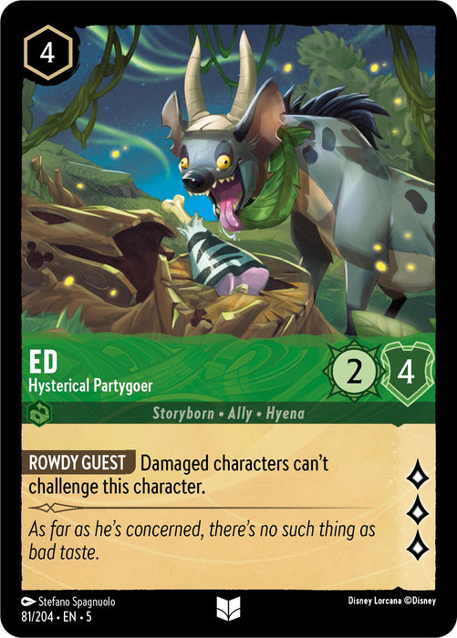 Ed - Hysterical Partygoer (81/204) - Shimmering Skies - for just $0.03! 