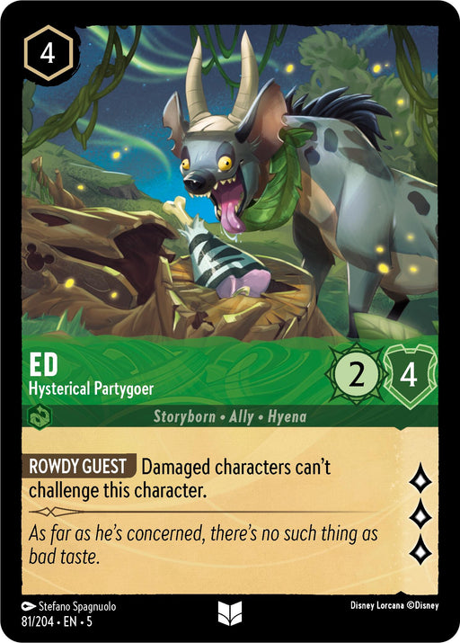 Ed - Hysterical Partygoer (81/204) - Shimmering Skies - for just $0.03! 