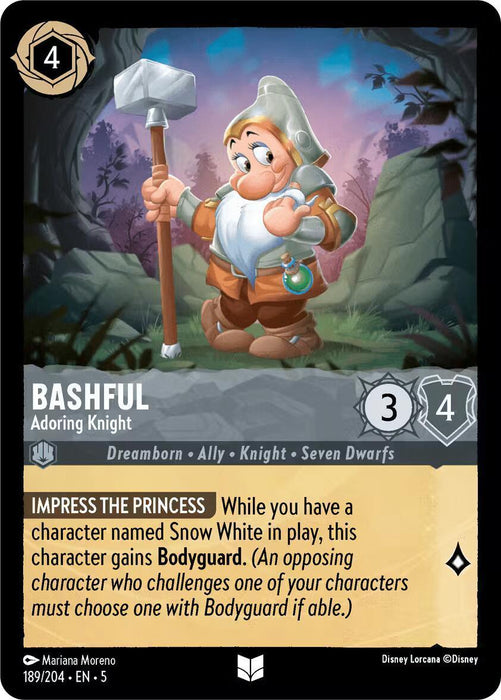 Bashful - Adoring Knight (189/204) [Shimmering Skies] - for just $0.10! 