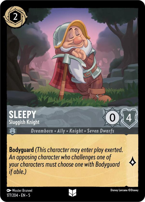 Sleepy - Sluggish Knight (177/204) [Shimmering Skies] - Just $0.05! Shop now at Retro Gaming of Denver