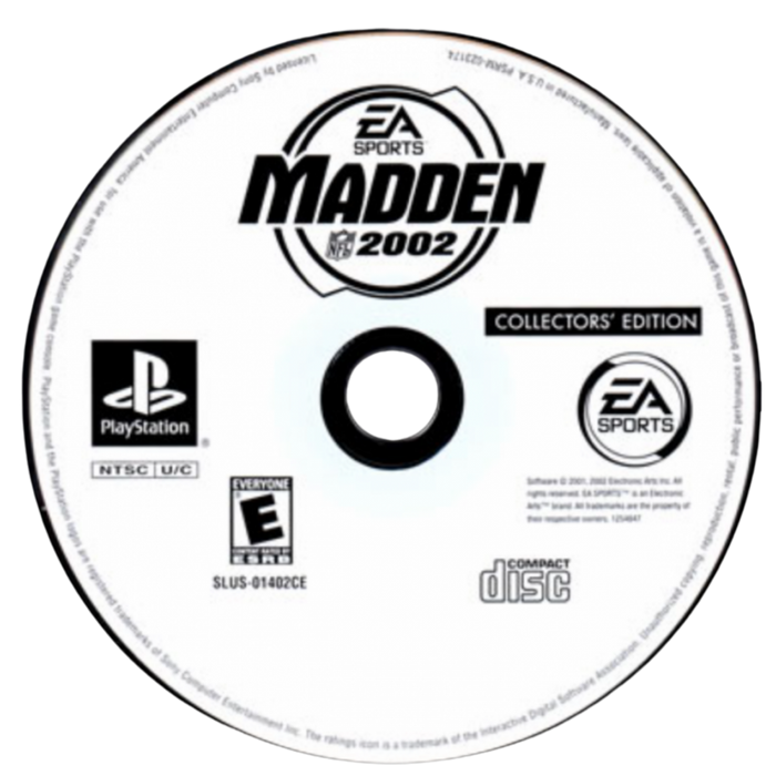 Madden NFL 2002 [Collector's Edition] – PlayStation 1 (PS1) - for just $4.99! 