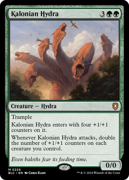 Kalonian Hydra [Bloomburrow Commander] - Just $2.15! Shop now at Retro Gaming of Denver