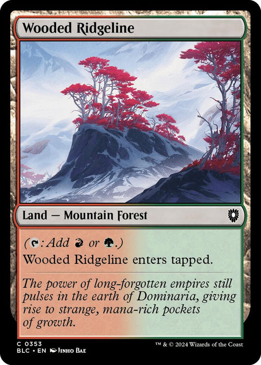 Wooded Ridgeline [Bloomburrow Commander] - Just $0.15! Shop now at Retro Gaming of Denver