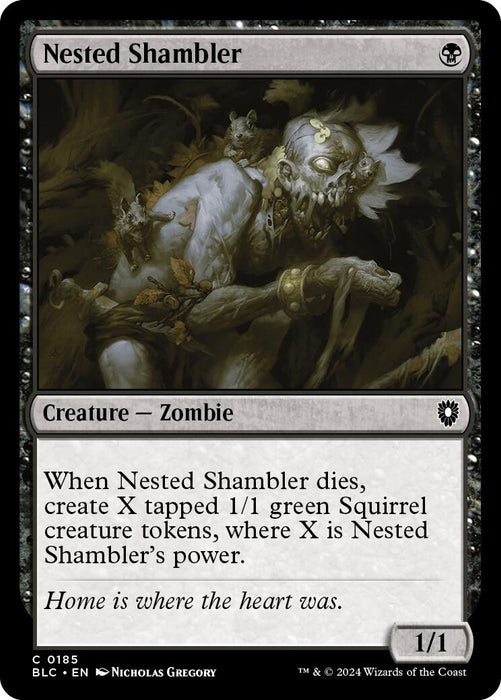 Nested Shambler [Bloomburrow Commander] - Just $0.02! Shop now at Retro Gaming of Denver