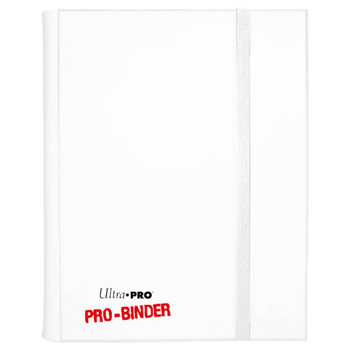 Ultra PRO: 9-Pocket Side-Loading PRO Binder (White with White Strap) - Just $0! Shop now at Retro Gaming of Denver