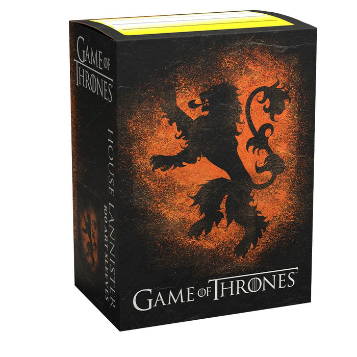 Dragon Shield: Standard 100ct Brushed Art Sleeves - Game of Thrones (House Lannister) - Just $0! Shop now at Retro Gaming of Denver