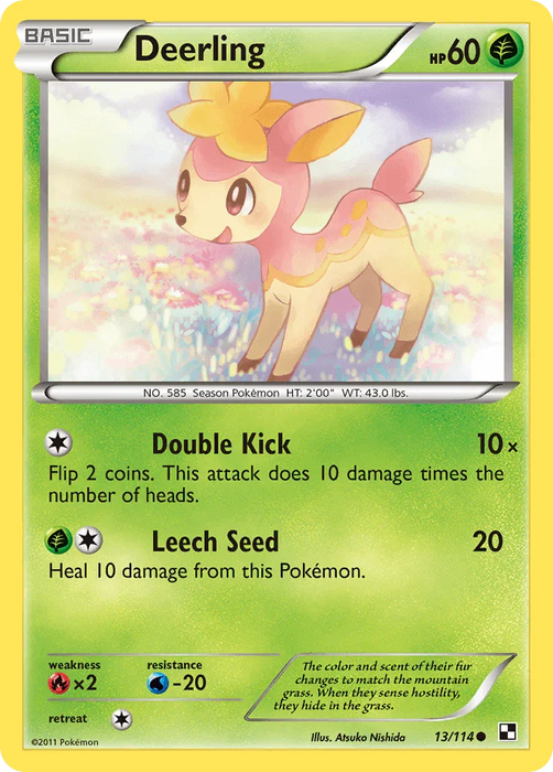 Deerling (13/114) [Black & White: Base Set] - for just $0.25! 