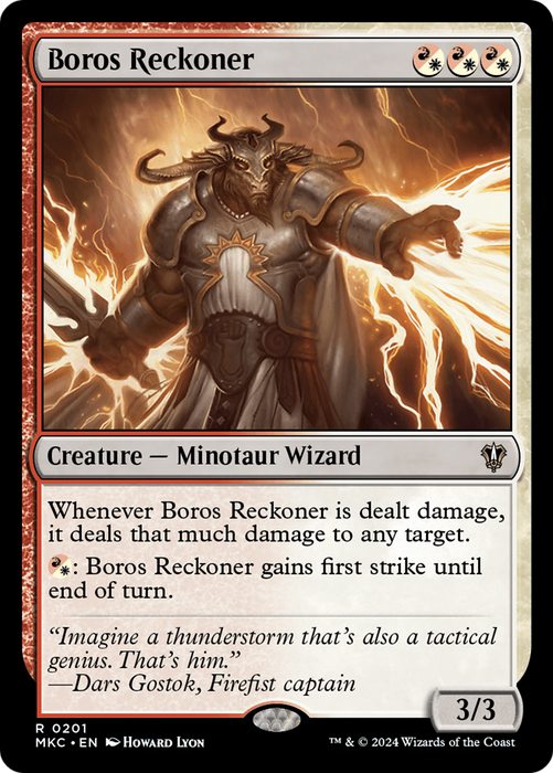 Boros Reckoner (MKC-201) - Murders at Karlov Manor Commander - for just $0.11! 