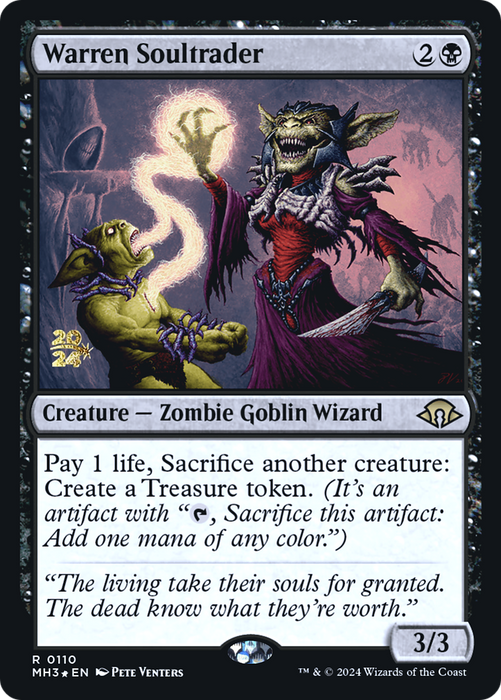 Warren Soultrader (PRE-110) - Modern Horizons 3 Promos Foil - for just $6.11! 