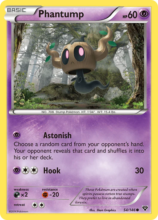 Phantump (54/146) [XY: Base Set] - for just $0.15! 