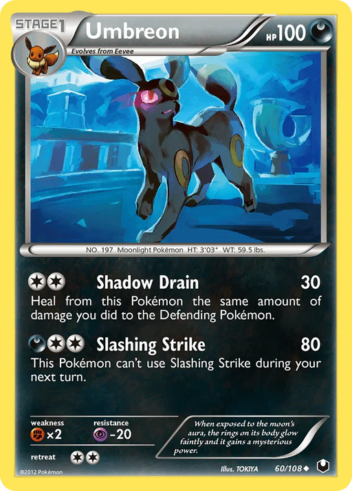Umbreon (60/108) [Black & White: Dark Explorers] - for just $8.80! 