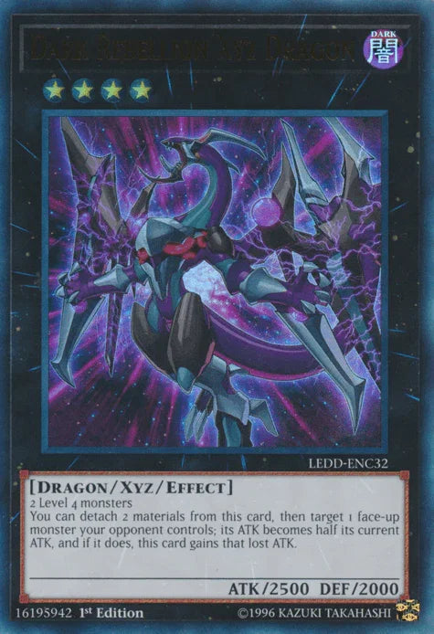 Dark Rebellion Xyz Dragon [LEDD-ENC32] Ultra Rare - for just $0.30! 