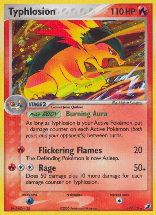 Typhlosion(17/115) (Theme Deck Exclusive) [EX: Unseen Forces] - for just $6.55! 