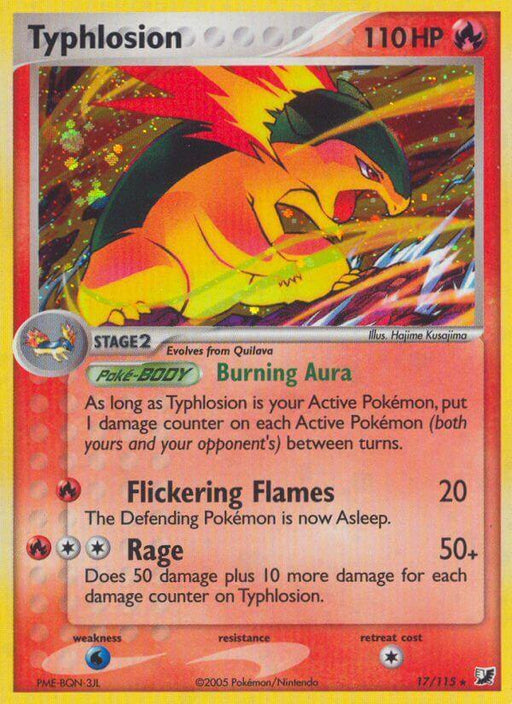 Typhlosion(17/115) (Theme Deck Exclusive) [EX: Unseen Forces] - for just $7.35! 