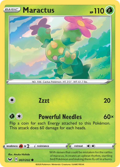 Maractus (007/202) [Sword & Shield: Base Set] - for just $0.10! 