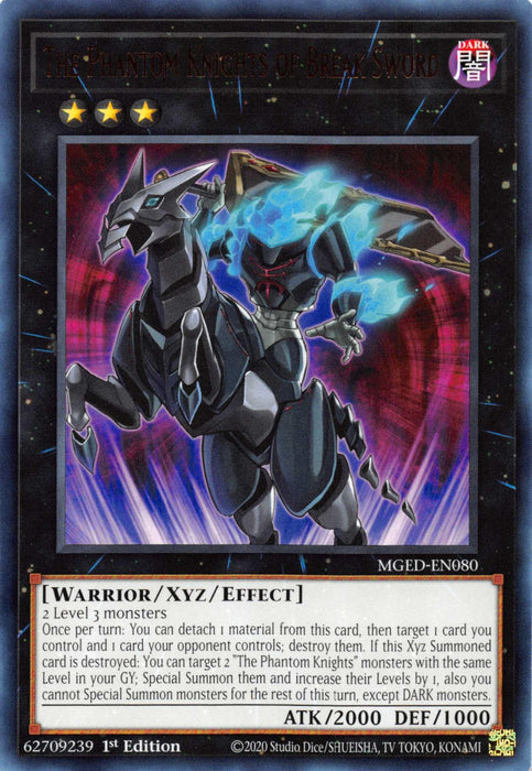 The Phantom Knights of Break Sword [MGED-EN080] Rare - for just $0.10! 