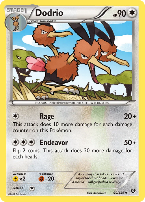 Dodrio (99/146) [XY: Base Set] - for just $0.15! 