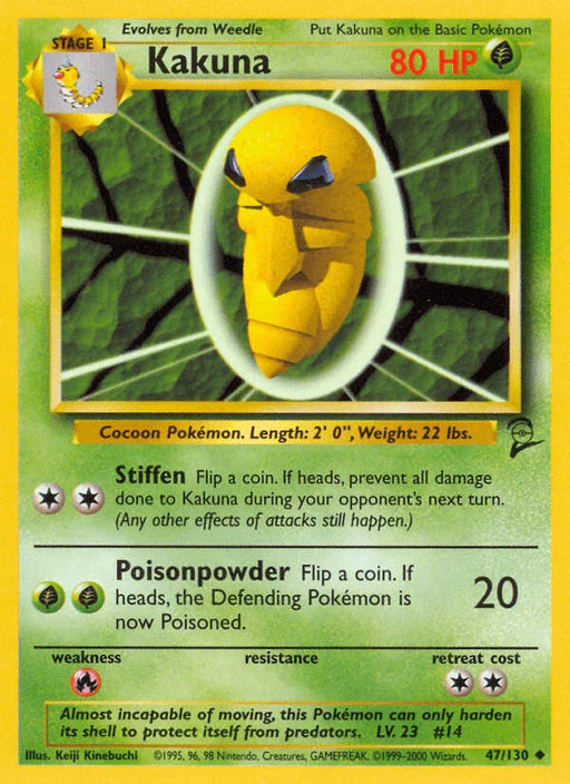 Kakuna (47/130) [Base Set 2] - for just $0.40! 