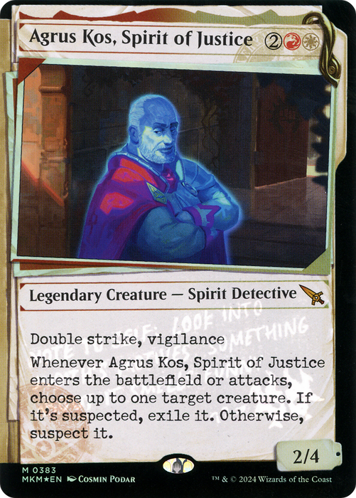 Agrus Kos, Spirit of Justice (MKM-383) - Murders at Karlov Manor: (Showcase) Foil - for just $0.32! 