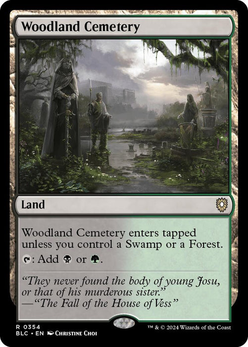 Woodland Cemetery [Bloomburrow Commander] - Just $1.10! Shop now at Retro Gaming of Denver