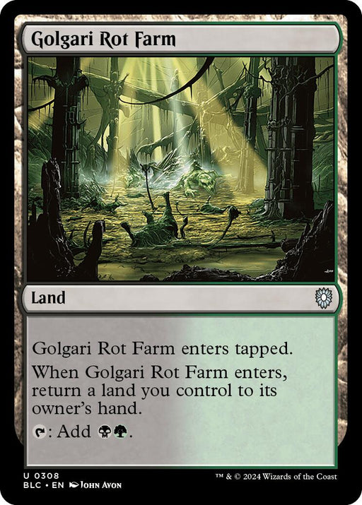 Golgari Rot Farm [Bloomburrow Commander] - Just $0.03! Shop now at Retro Gaming of Denver