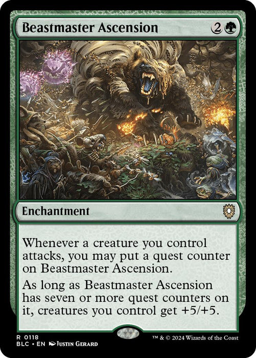 Beastmaster Ascension [Bloomburrow Commander] - Just $1.35! Shop now at Retro Gaming of Denver