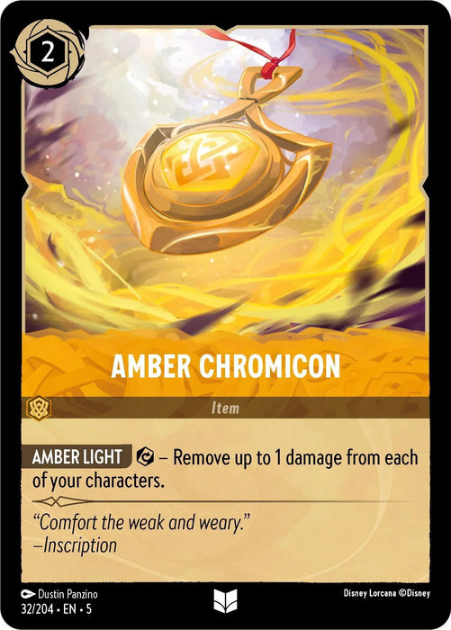 Amber Chromicon (32/204) [Shimmering Skies] - for just $0.10! 