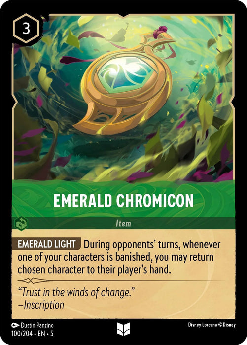 Emerald Chromicon (100/204) [Shimmering Skies] - for just $0.10! 