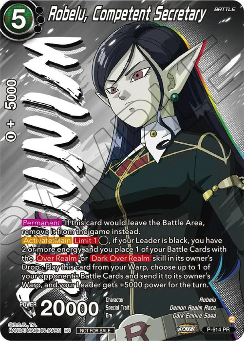 Robelu, Competent Secretary (Tournament Pack Vol. 8) (Winner) (P-614) [Promotion Cards] - for just $0.80! 