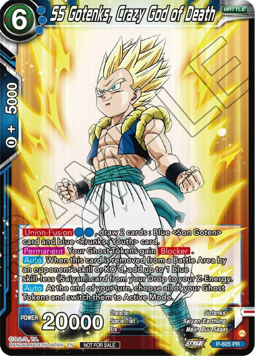 SS Gotenks, Crazy God of Death (Tournament Pack Vol. 8) (P-605) [Promotion Cards] - for just $0.15! 