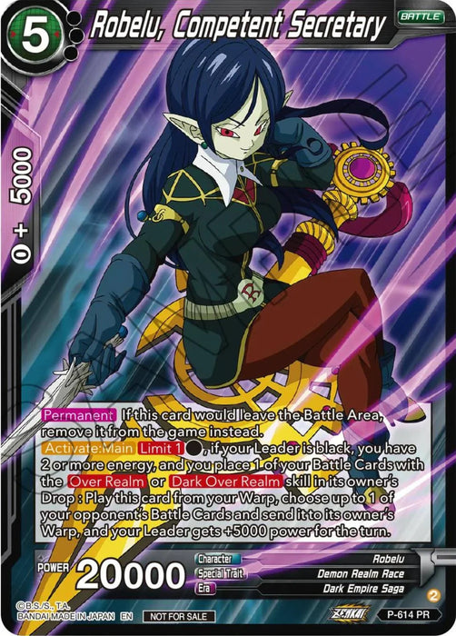 Robelu, Competent Secretary (Tournament Pack Vol. 8) (P-614) [Promotion Cards] - for just $0.30! 