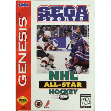 NHL All-Star Hockey 95 (Sega Genesis) - Premium Video Games - Just $0! Shop now at Retro Gaming of Denver